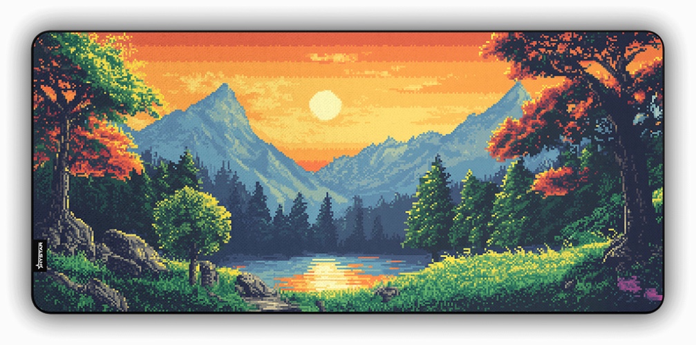 Pixel Ridge - XXXL (45" x 20")
