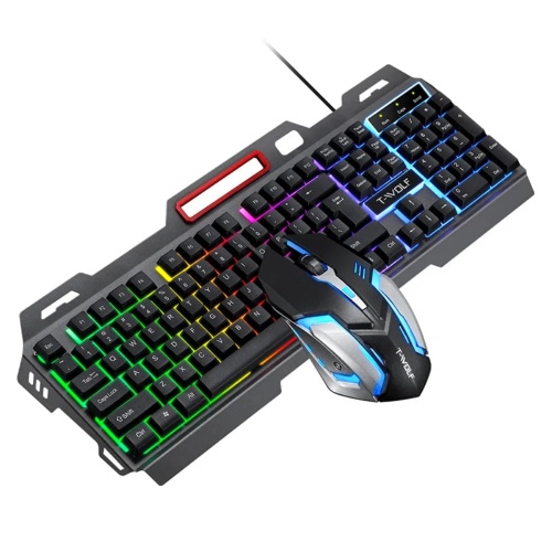 Ninja RGB Wired Gaming Keyboard and Mouse Set - Black