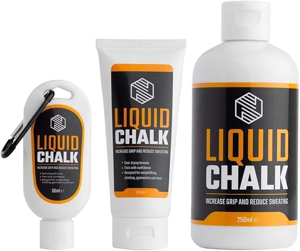 LIQUID CHALK | Sports Chalk | Superior Grip and Sweat-Free Hands for Weightlifting, Gym, Rock Climbing, Bouldering, Gymnastics, Pole Dancing and Fitness, CrossFit, Bodybuilding and More - 50ml-