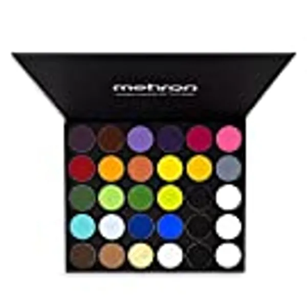 Mehron Makeup Paradise AQ Magnetic & Refillable 30 Color Pro Paint Palette - Face, Body, SFX Makeup Palette, Special Effects, Face Painting Palette for Art, Theater, Halloween, and Cosplay