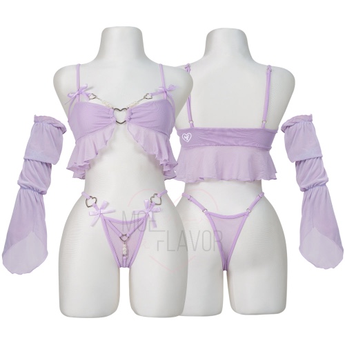 Princess Blush Lingerie - Purple / L/XL