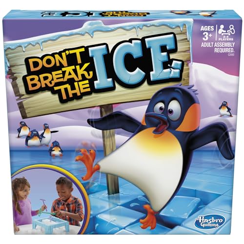 Hasbro Gaming Don't Break The Ice Preschool Game, Board Games for Kids Ages 3 and Up - Multicolor