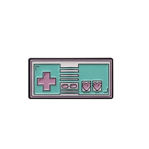 Pastel Gamer Enamel Pins - Controller