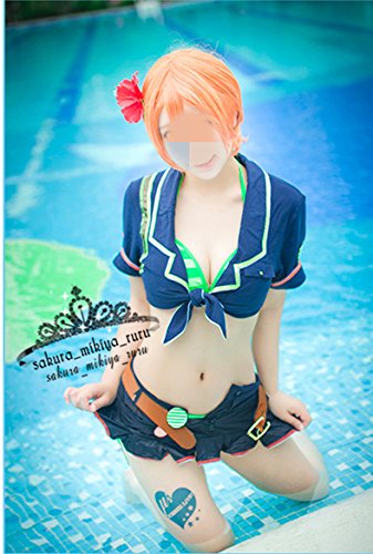  Love Live Rin Hoshizora Swimsuit Cosplay
