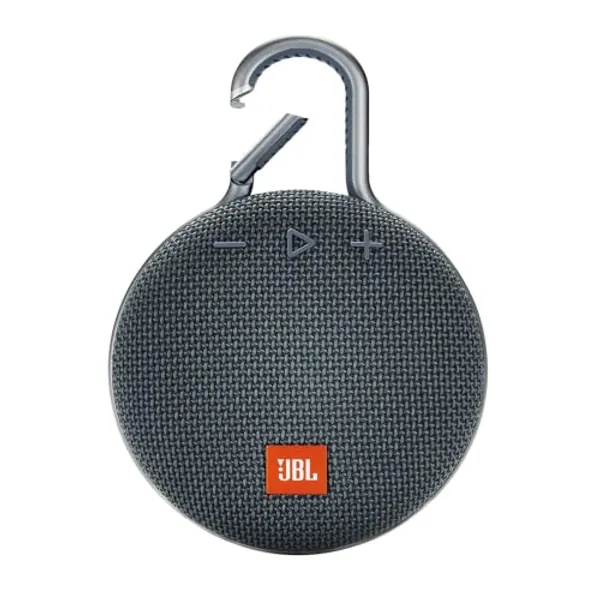 JBL Clip 3, Blue - Waterproof, Durable & Portable Bluetooth Speaker - Up to 10 Hours of Play - Includes Noise-Cancelling Speakerphone & Wireless Streaming
