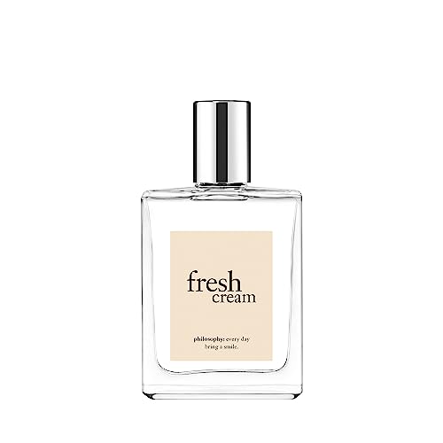 philosophy fresh cream - notes of fresh vanilla and cream - eau de toilette - 4 Fl Oz.
