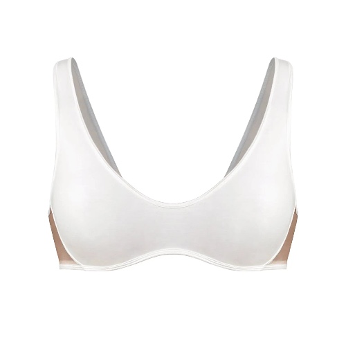 Core Scoop Neck Bralette Crystal - M / Crystal