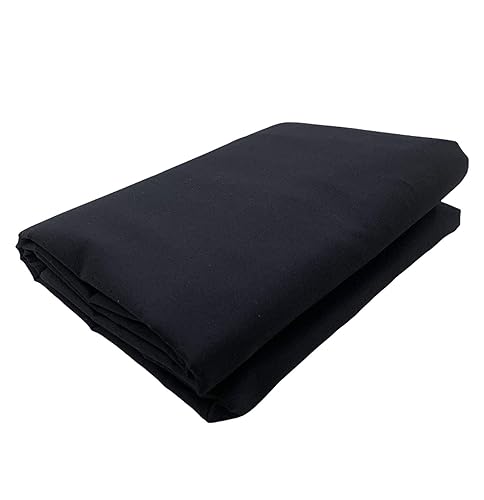 AK TRADING CO. Muslin Fabric/Textile - Draping Fabric - Black 2 Yards Medium Weight - 100% Cotton (60in. Wide) - 2 Yards - Black