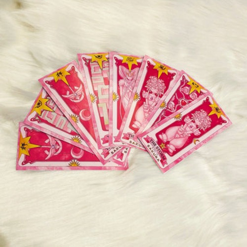 DokiDoki Anime Game Card Captor Sakura Cosplay Onmyoji Cosplay Magic Circle Clow Card Crystal Snowflake Turntable  Rune Cardcaptor Sakura | Ver 6（16 Cards）-PRESALE