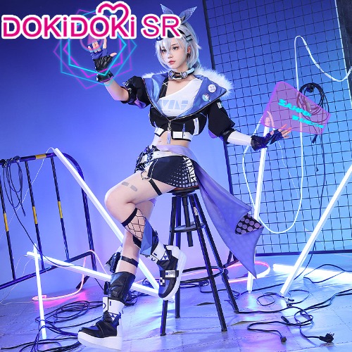 【XL Ready For Ship】DokiDoki-SR Game Honkai: Star Rail Cosplay Silver Wolf Costume / Shoes | Costume Only S-Order Processing Time Refer to Description Page