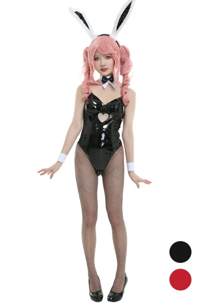 Halloween Sexy Bunny Costume Japanese Style Bunny Bodysuit One-Piece Bunny Girl Lingerie