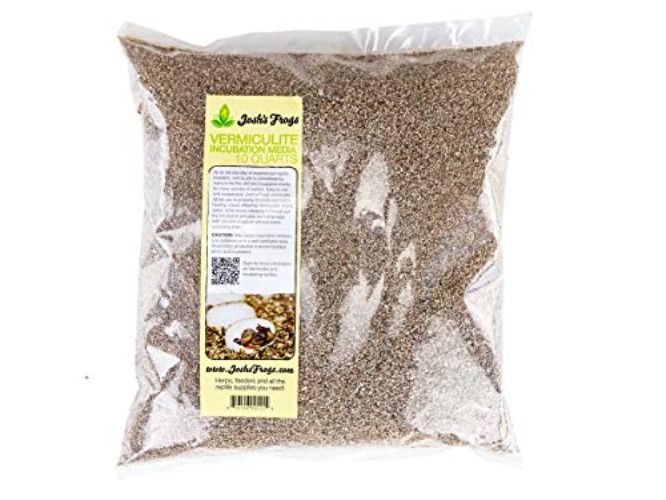 Josh's Frogs Vermiculite for Incubating Reptile Eggs, Housing Crickets and Starting Seeds (10 Quarts)