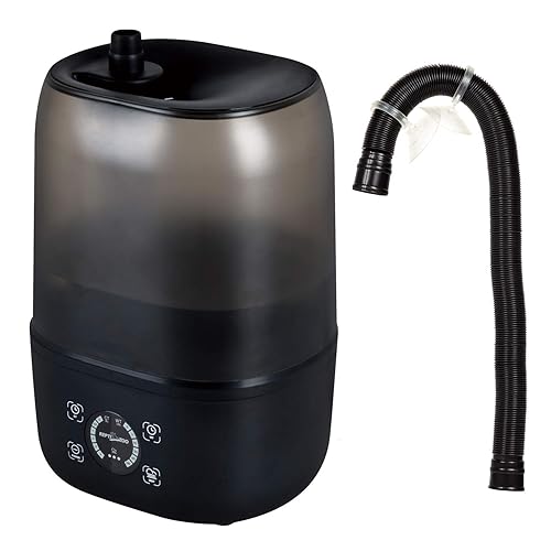 REPTI ZOO 4L Reptile Fogger Large Reptile Mister Tank Reptile Terrariums Humidifier Digital Tank Timing Terrarium Humidifier Smart Touch Screen Adjustable Fogger Misting System for Reptiles Amphibians