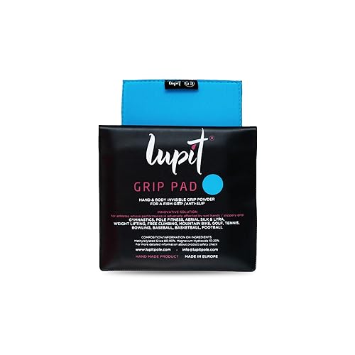 Lupit Grip, ONE Piece – Multi-Sport & Pole Dance Grip with 1600 Tabs for Ultimate Grip Control - 1 PACK - Blue