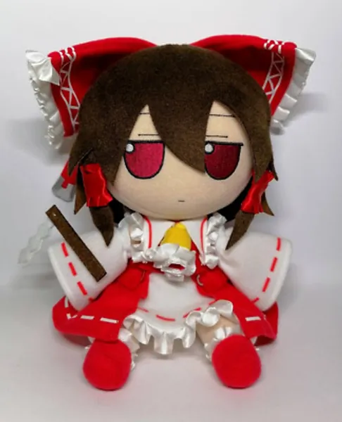 TOUHOU PROJECT Fumo Reimu Hakurei Kourindou Ver Plush Doll 20cm *Defect*  | eBay