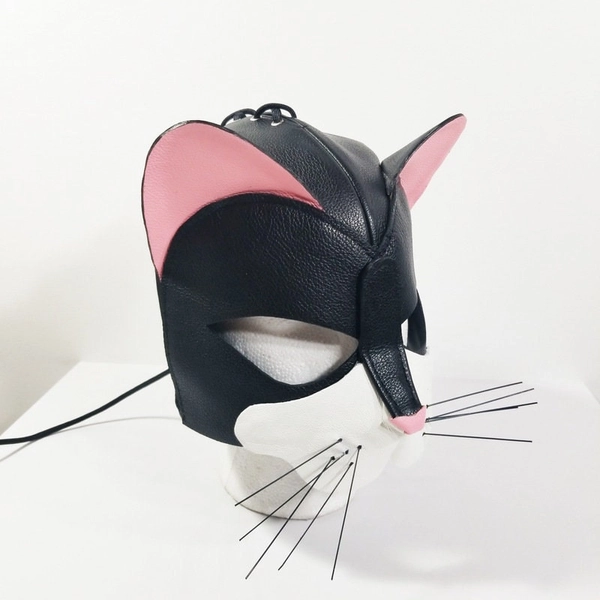 Leather Kitten Cat Hood By Deviant Leather