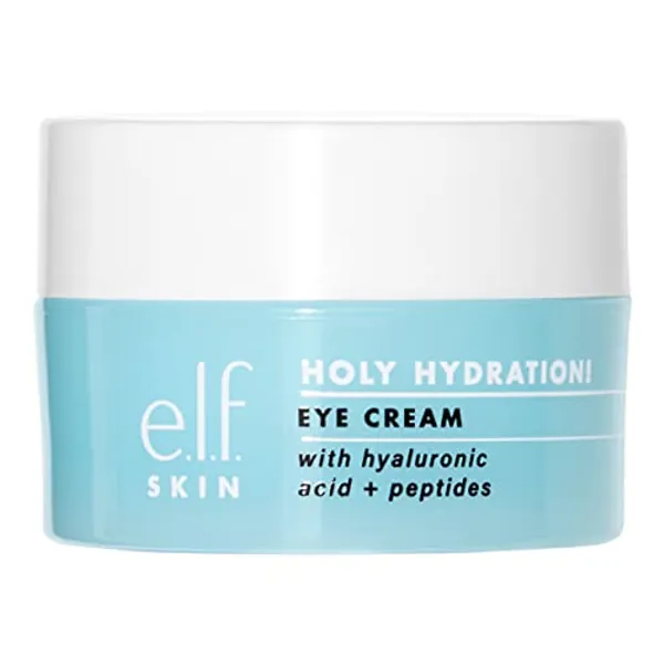 e.l.f. SKIN Holy Hydration! Eye Cream, Creme Zur Minimierung Dunkler Augenringe, Mit Hyaluronsäure Und Peptiden, Vegan & Tierversuchsfrei, 15 g