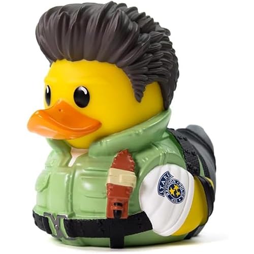 TUBBZ Boxed Edition Chris Redfield Collectible Vinyl Rubber Duck Figure - Official Resident Evil Merchandise - Horror TV, Movies & Video Games - Chris Redfield (Boxed)