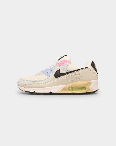Nike Women's Air Max 90 Summit White/Black-Light Bone | 8