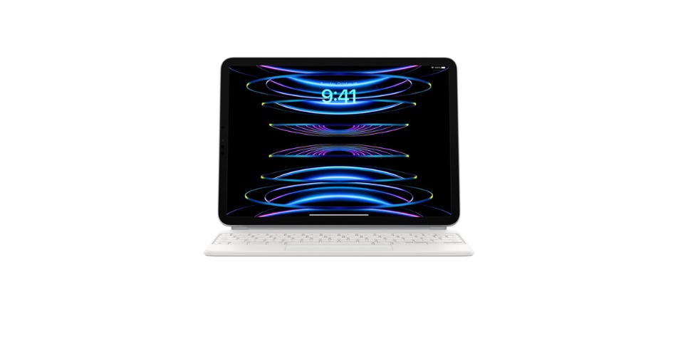 Magic Keyboard for iPad Pro 11-inch (4th generation) and iPad Air (5th generation) — US English — White