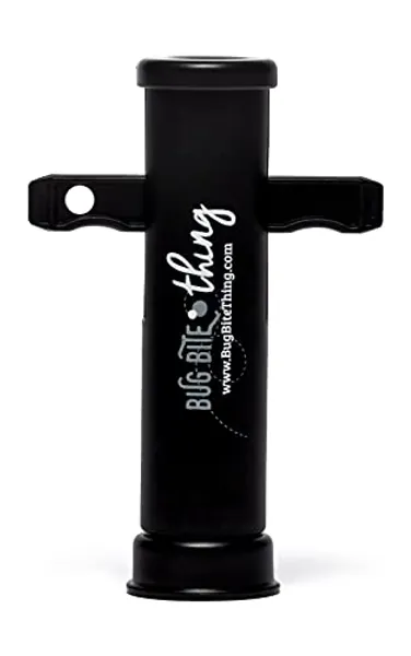 BUG BITE THING Suction Tool - Bug Bites and Bee/Wasp Stings, Natural Insect Bite Relief, Black