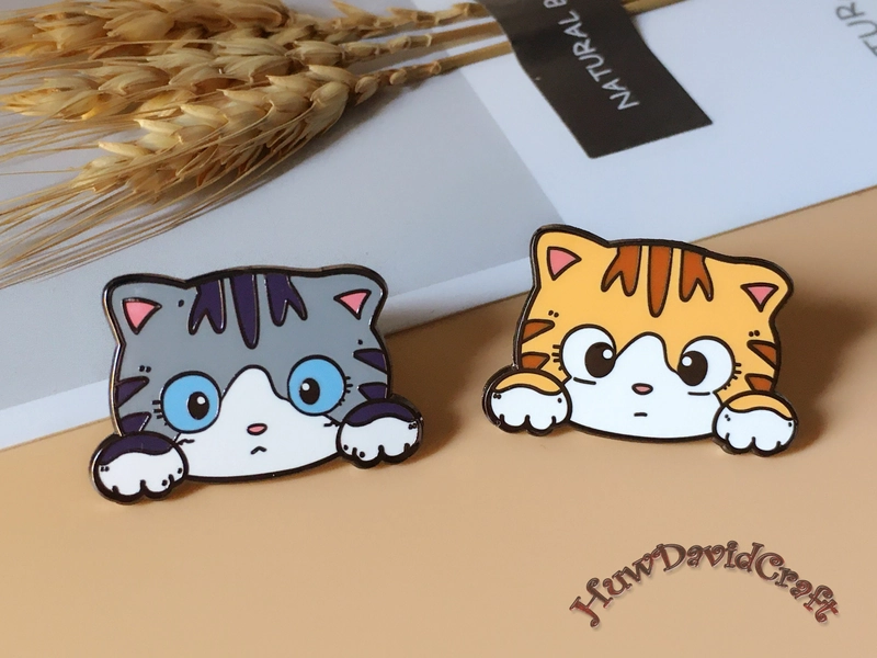 Cute Cat enamel pin kitten hard enamel pin kawaii badge enamel pins lapel pin enamel pin set for backpacks jeans birthday gift for her him