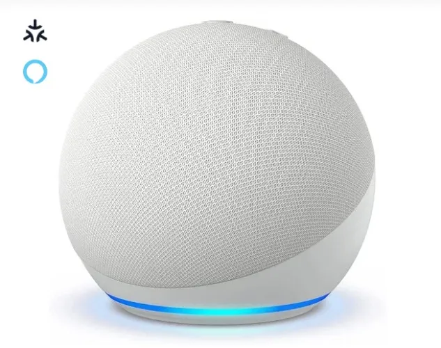 Amazon Echo Dot (5th Gen) Glacier White  
