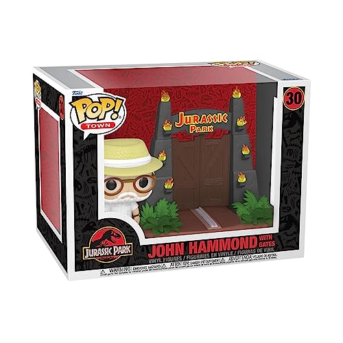 Funko POP! Town #30 Jurassic Park John Hammond with Gates, Target Exclusive