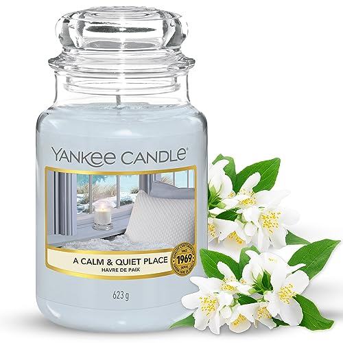 Yankee Candle Scented Candle | A Calm & Quiet Place Large Jar Candle | Long Burning Candles: up to 150 Hours | Perfect Gifts for Women - A Calm and Quiet Place - large jar candle