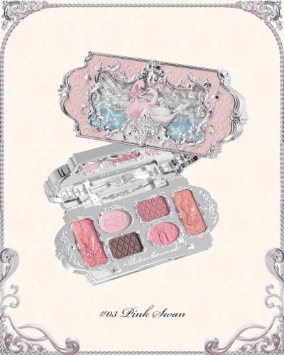 Swan Ballet Six-Color Eyeshadow Palette | 03 Pink Swan