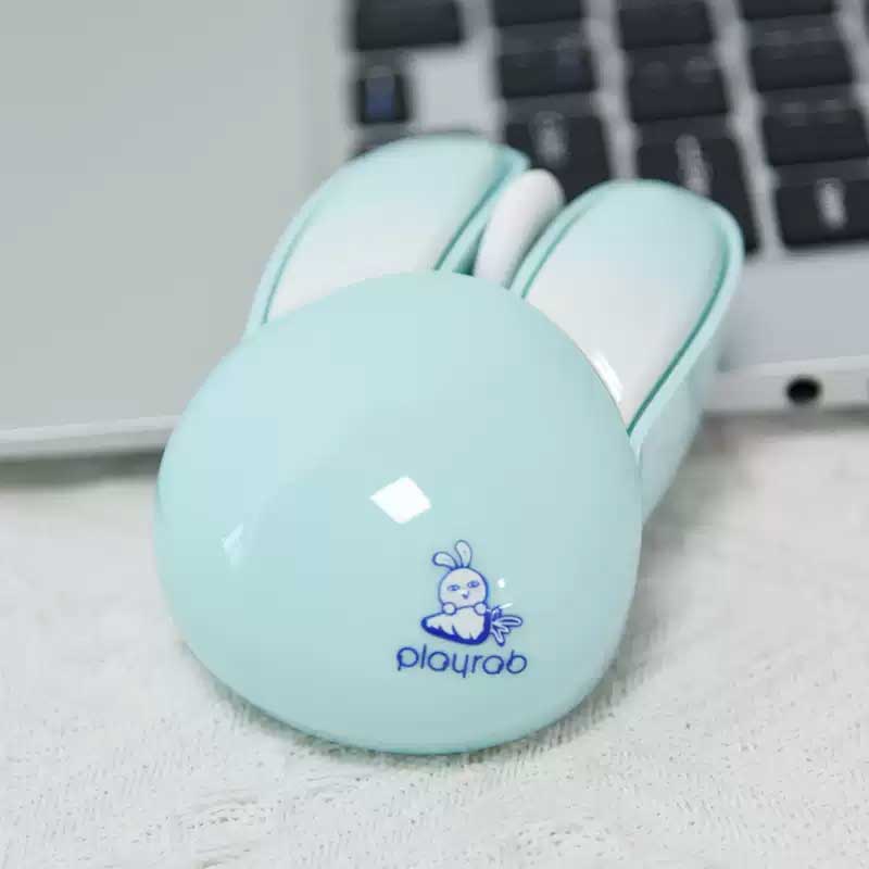 Bunny Ears Wireless Mouse by Mofii - Blue