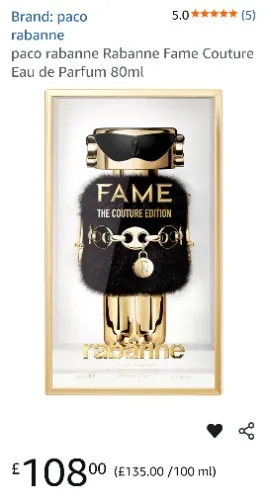 Paco Robanne Fame Couture