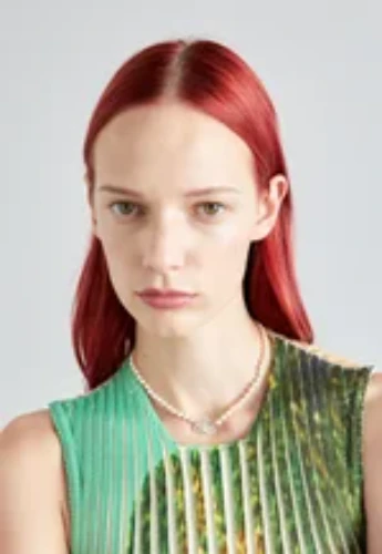 OLYMPIA NECKLACE - Necklace - white/creamrose