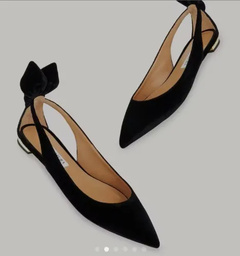 Bow Tie Ballet schwarz Aquazzura@ Official