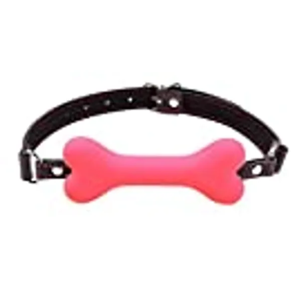 The Bondage Locker siliconen bone gag fetish en fantasy mond knevel, roze