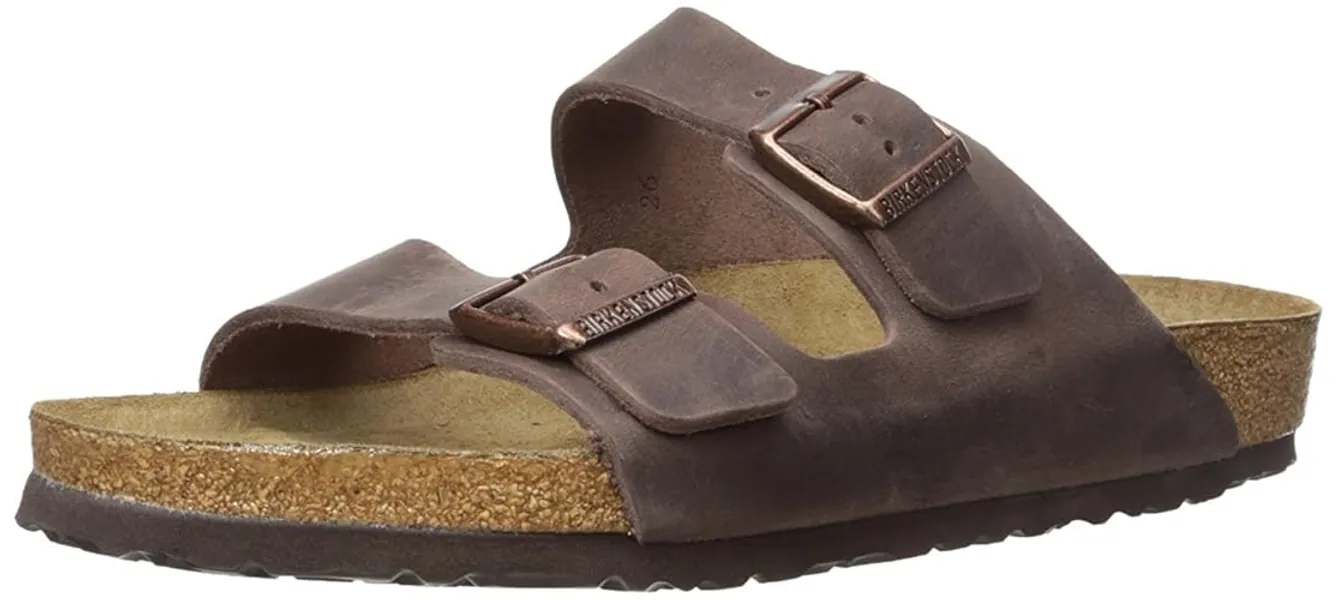 Birkenstock Women's Arizona Sandal, 5 - 6.5 - Habana Oiled Leather