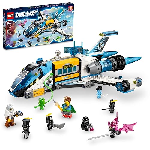 LEGO DREAMZzz Mr. Oz’s Spacebus Building Set, Spaceship Toy for Kids, Space Shuttle School Bus, Unique Space Travel Gift for 9+ Year Olds, 71460 - Standard Packaging