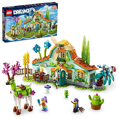 LEGO DREAMZzz Stable of Dream Creatures 71459 Fantasy Animal Toy Set for Kids, 2 Building Options to Create Mythical Flying Pegasus or Forest Guardian, Unique Gift for 8+ Year Olds - Standard Packaging