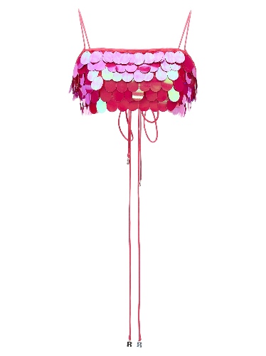 Maxi Sequin Top Tops Fuchsia - 34DE