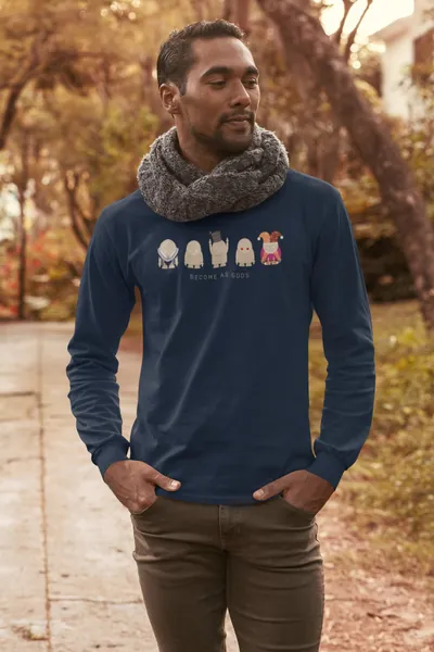 Become as Gods / Machine Lifeform Long Sleeve Shirt - Nier Automata / Yorha