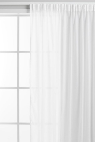 Light white curtain