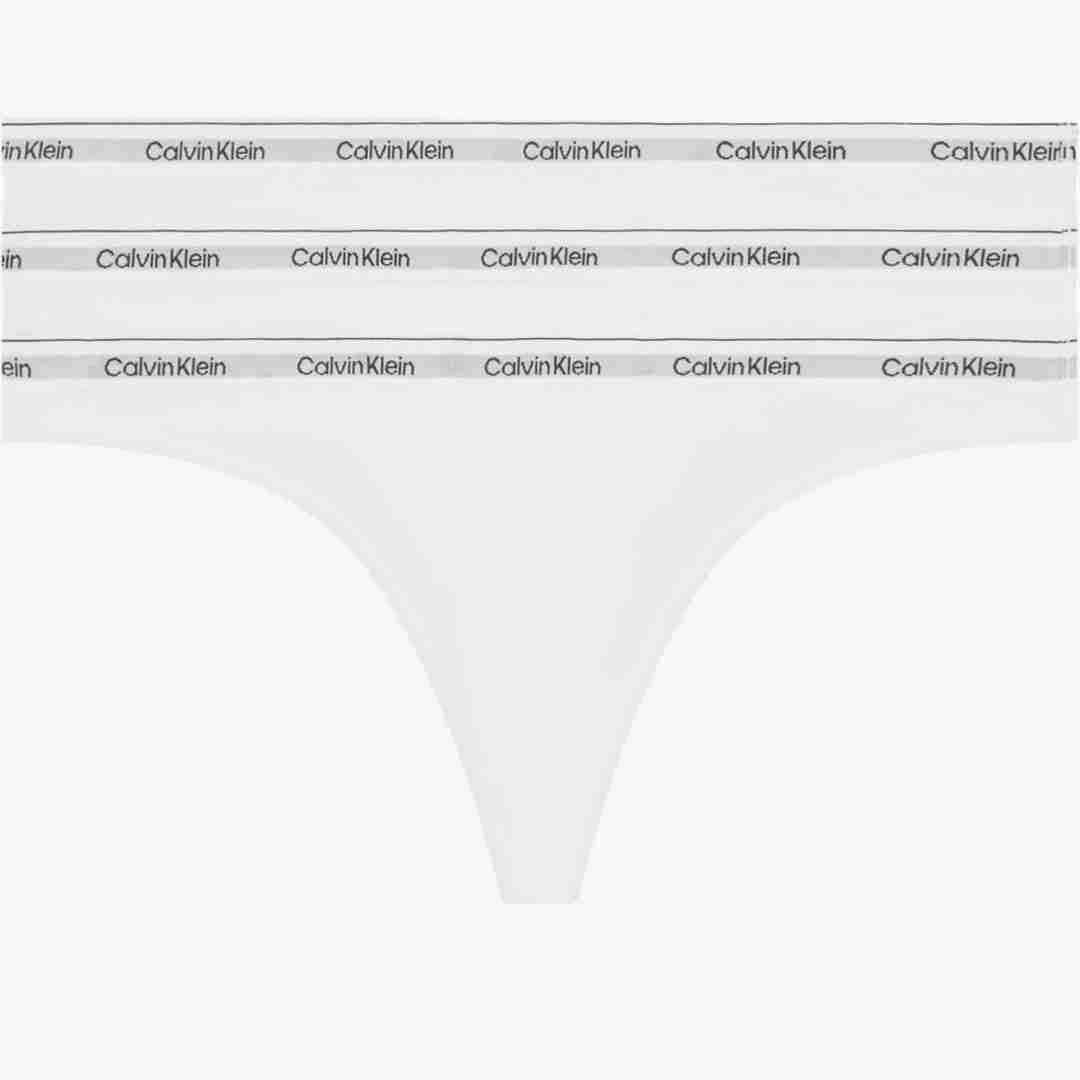 Calvin Klein Carousel 3 Pack of Thongs, Rain Stripes/Royalty/Frosty Mint, XS : Amazon.de: Fashion