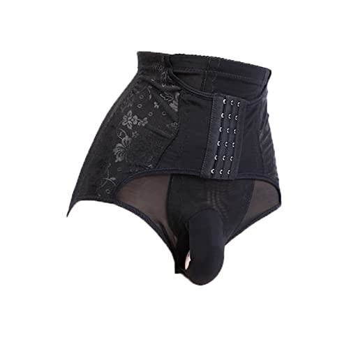 AOBRICON Men Tummy Control Short Waist Trainer Slimming Underwear Body Shaper Seamless Girdle Boxer Briefs Abdomen Pants