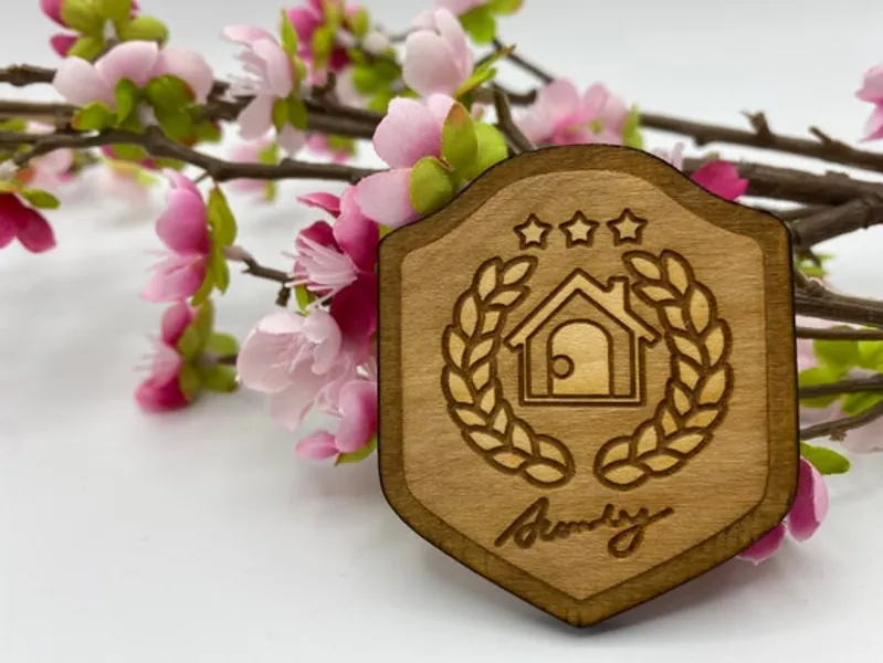 HHA Home Award Wooden Magnet