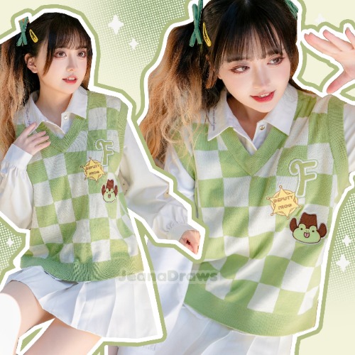 Froggie Sweater Vest - M/L