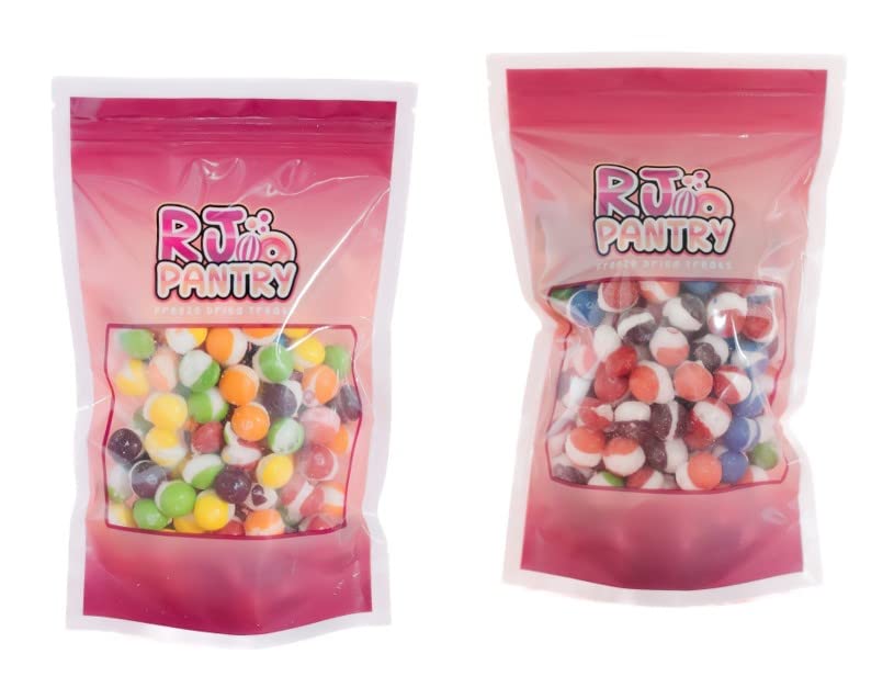 Freeze Dried Fruit Crunch Candy 2 Pack Original and Wildberry makes great gift, 4.0 ounces - 