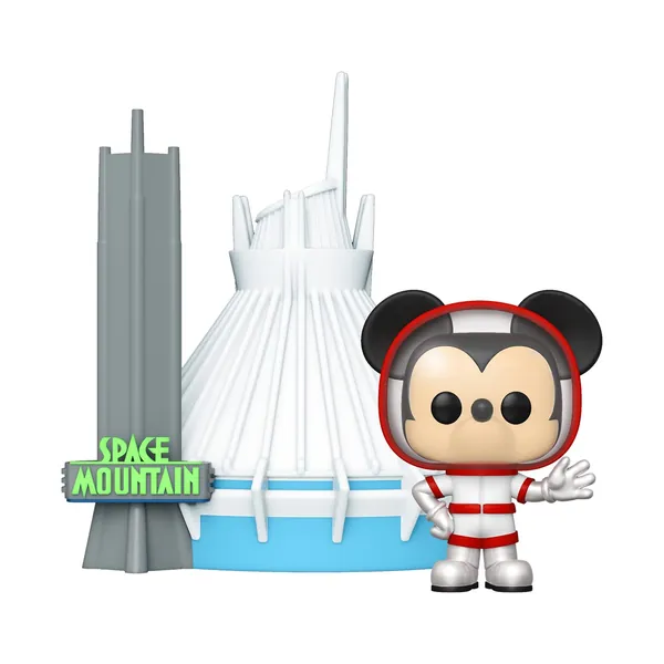 Funko Pop! Town: Walt Disney World 50th - Space Mountain and Mickey Mouse, Amazon Exclusive - 