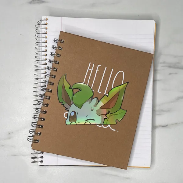 Leafeon Peeker Sticker - Pokemon Sticker- Holographic, Matte, Gloss - Pokemon Inspired Peeking Sticker Fan Art
