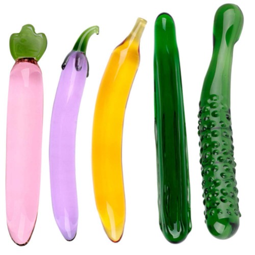 5 pcs glass Dildo 