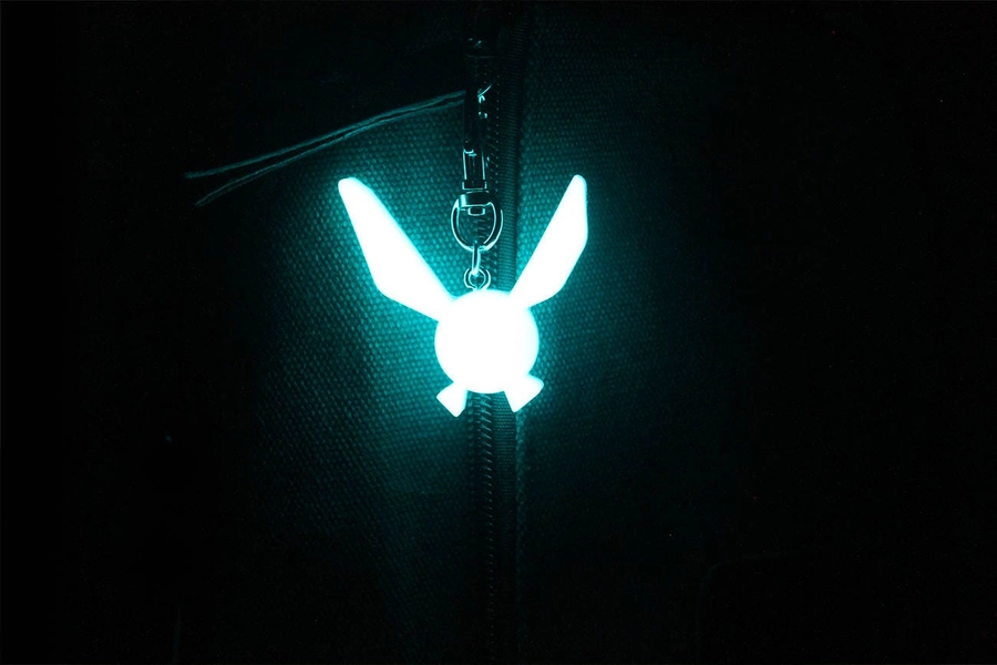 Zelda Glow in the Dark Navi Necklace / Keychain -  Legend of Zelda gift Breath of the Wild KY1